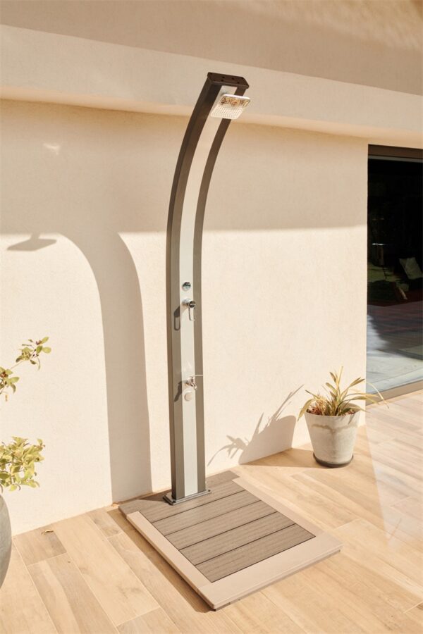 Douche Solaire Spring 30L Coloris alu brossé